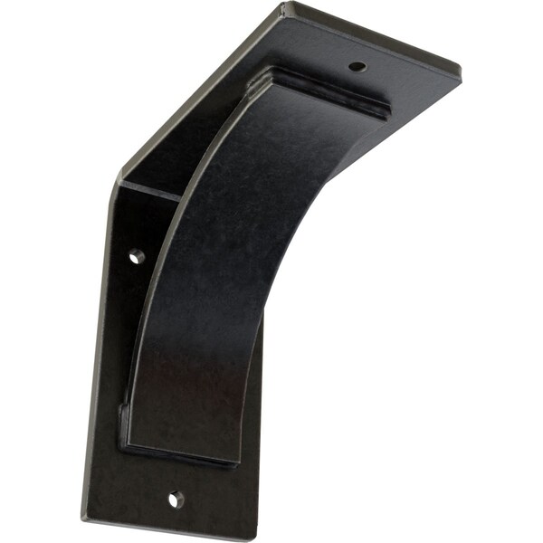 Ekena Millwork Morris Steel Bracket, Antiqued Pewter 3"W x 6"D x 6"H BKTM03X06X06MOAPW - main